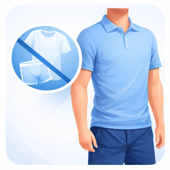 Symbolbild Kein Entkleiden