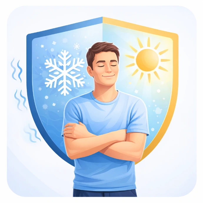 Symbolbild Kein Frieren