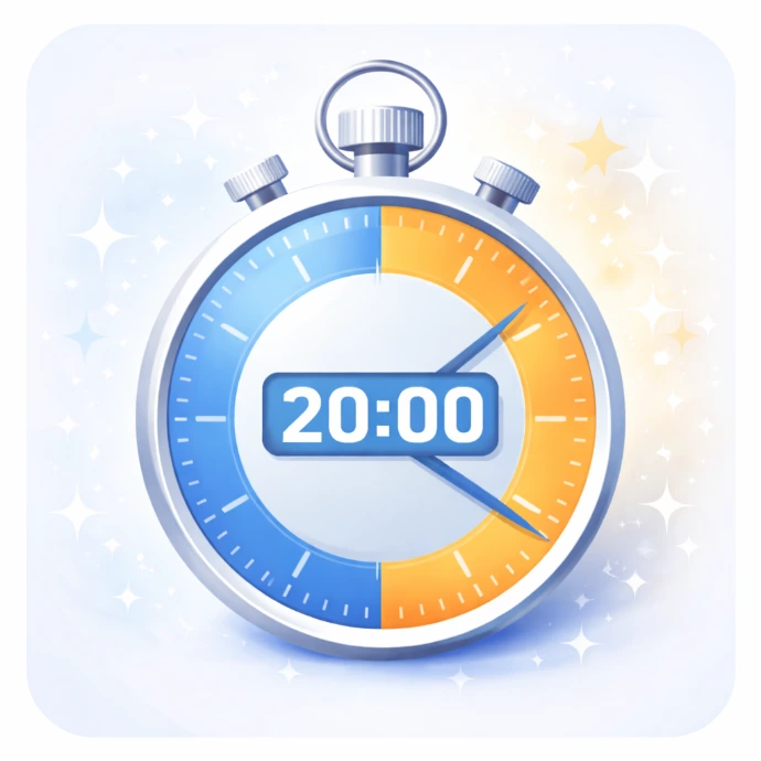 Symbolbild Sehr kurze Anwendung